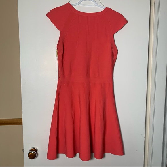 Pink/Coral Summery Dress - Guess Size M - Picture 2 of 4